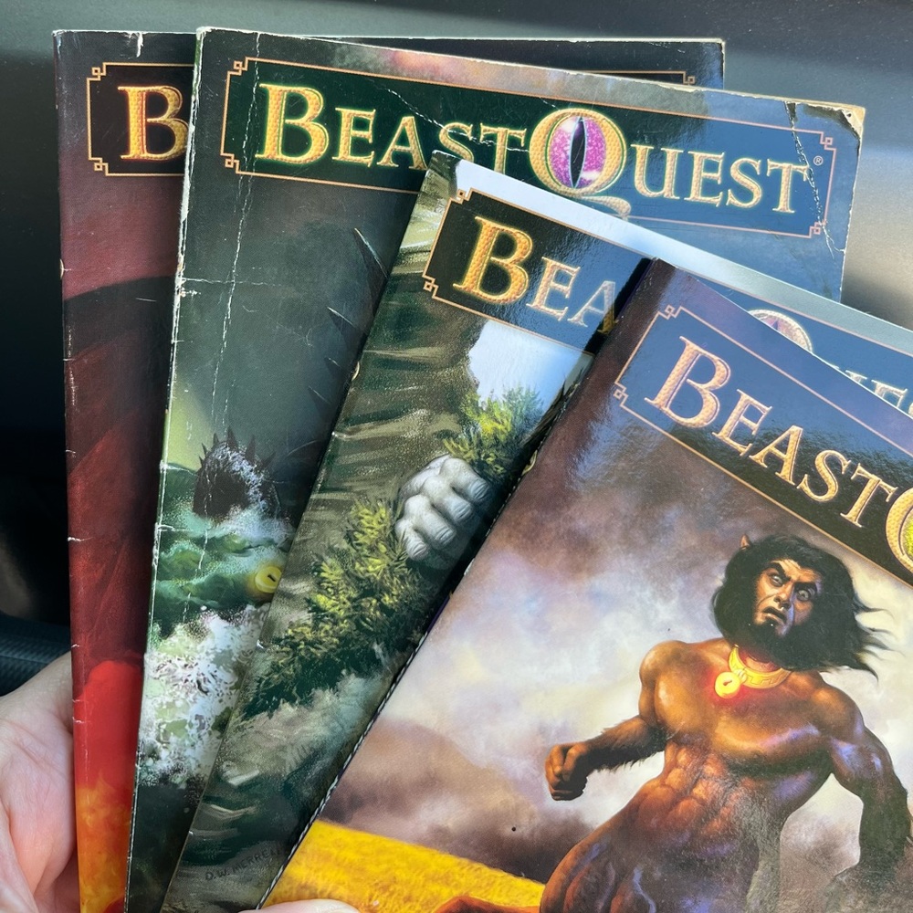 BEAST QUEST 1-4 Box Set Adam Blaze Scholastic Paperback Books